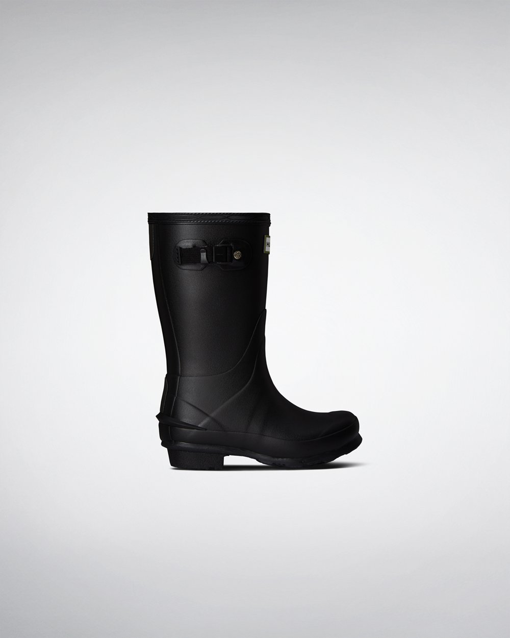 Hunter Niños Norris - Botas de Lluvia Negras - 491-MQSNRG